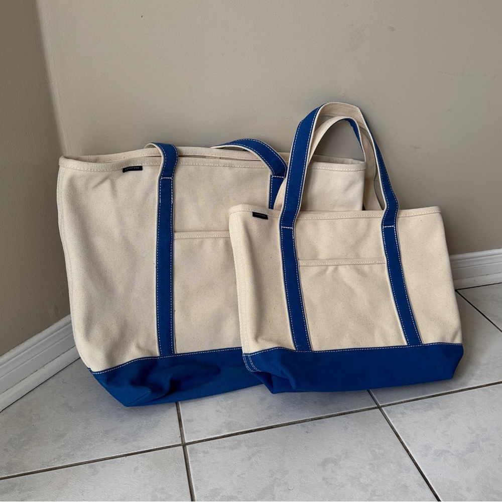 BUNDLE ✨ Land’s End Canvas Tote, Medium & Large
